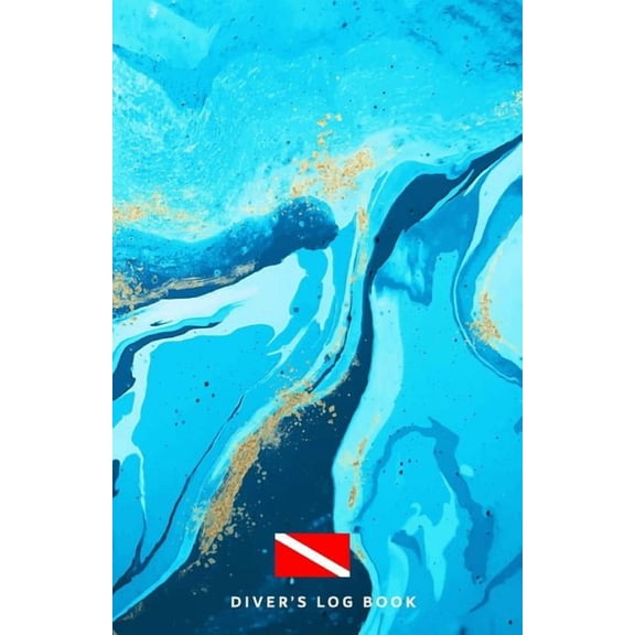 Diver's Log Book: scuba diving log book 100 dives, (Paperback)