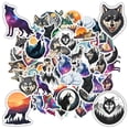 thumbnail image 5 of 35pcs-50pcs Fierce Stickers Wolf Nature Wolf Stickers Lunar Stickers for Guitars Luggage Notebooks, 5 of 9