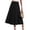 *Black, variant on ClodeEU Women's High Waist Button Front A-Line Midi Skirt,Casual Flared Swing Skirt with Pockets Black,Women's Plus L