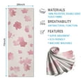 thumbnail image 2 of Pioneer Flower Floral Print Pattern Hot Yoga Mat Towel Non Slip for Hot Yoga - Quick-Drying Yoga Mat Cover with 4 Corner Pockets with Travel Bag - Hot Yoga Towel Non Slip 70"x26", 2 of 6
