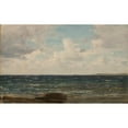 thumbnail image 2 of Amaldus Nielsen 24x16 Gold Ornate Framed and Double Matted Museum Art Print Titled - Fresh Sea, Jaren (1894), 2 of 4