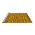 thumbnail image 2 of Ahgly Company Machine Washable Indoor Rectangle Oriental Yellow Traditional Area Rugs, 3' x 5', 2 of 4