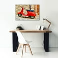 thumbnail image 5 of Epic Graffiti 'Vespa Rossa' by IMB, Canvas Wall Art, 40"x26", 5 of 8