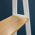 thumbnail image 5 of Five-Tier Ladder Shelf. Storage Shelving, Bookshelf, or Bookcase White, 5 of 6