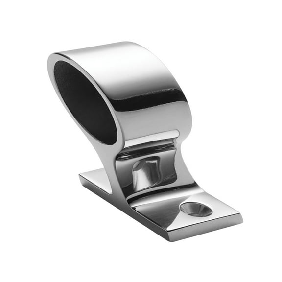 Whitecap 6181C 60° Aft Handrail Stanchion - 1" x 1-3/4", 316 SS