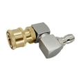 thumbnail image 4 of koolsoo Pressure Washer Pivoting Coupler Heavy Duty Fittings Pressure Washer Adapter Sliver copper head, 4 of 9
