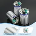 thumbnail image 4 of Uxcell CBB65 Capacitor, 30+3uF 370-440 VAC 50/60Hz Aluminium CBB65 Air Conditioner Motor Starting Round Capacitor for HVAC Systems, Air Conditioner, Heat Pump, 4 of 6