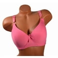 thumbnail image 2 of Women's Pack of 6 Solid Color Soft Pad Supportive Full Cup Bra Set 8222 (38,DD), 2 of 3