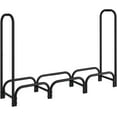 thumbnail image 4 of Heavy Duty Indoor Outdoor Log Holder & Black & 8ft Firewood Storage Log Rack with Cover, 4 of 6