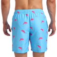 thumbnail image 3 of Biwisy Mens Swim Trunks Quick Dry Swim Shorts with Mesh Lining Funny Beach Shorts, 3 of 7