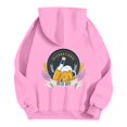 thumbnail image 6 of Women's Oktoberfest Printed Drop Shoulder Hoodie for Everyday Wear and Casual in Autumn/Winter Season Pink 4XL, 6 of 7
