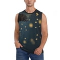thumbnail image 2 of Lsque North American Bald Eagle Print Men's Cotton Blend Sleeveless Muscle Shirts (S-3XL)- Moisture Wicking, Odor Protection, UPF 30+,XX-Large, 2 of 8