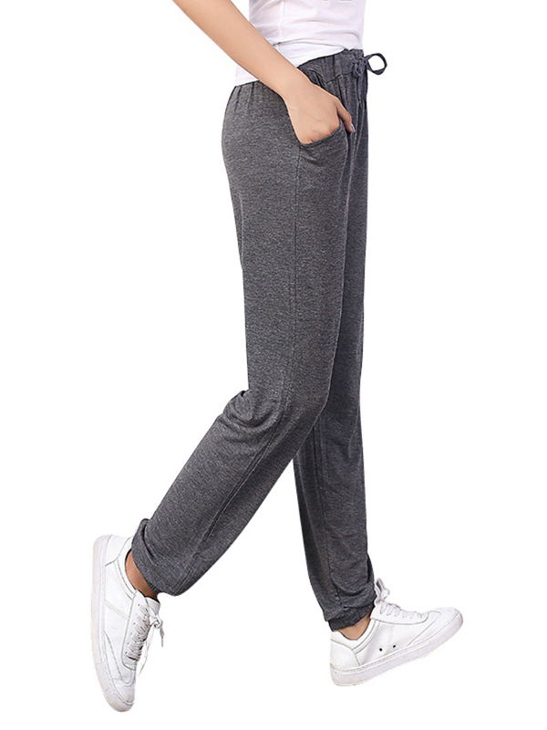 Women Sports Jogging Gym Yoga Sweatpants Casual Fit Harem Pants Trousers - image 3 of 3