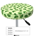 thumbnail image 4 of Balery Broccoli Vegetables Fundas de asiento para taburete de bar redondo de tela de terciopelo ajustables que protegen de arañazos y manchas para sillas de 14 a 17 pulgadas.-12 inch, 4 of 7