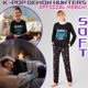 thumbnail image 2 of Pijama KPop Demon Hunters Saja Boys para niñas de 7 a 8 años, 2 of 6