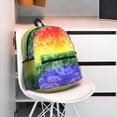 thumbnail image 2 of Ratiio Colorful Tie Dye Print Casual Backpack for Men and Women, Water Resistant Oxford Fabric School Bag Lightweight Travel Daypack, 2 of 6