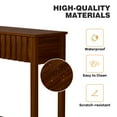 thumbnail image 6 of Entryway Console Table with 2 Fluted Drawers and Shelf, 47.2" Mid Century Sofa Table for Living Room and Hallway, 6 of 7