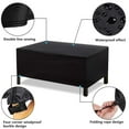 thumbnail image 4 of Funda protectora para muebles de jardín Zhivalor 160 x 160 x 80 cm Oxford 420D resistente, 4 of 7