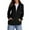 Black, variant on VISALY Womens Zip Up Hoodies Sweater Jacket Sweaters Long Sleeve Knitted Zip Up Hoodies Ribbed Pullover Loose Casual Sweatshirts with Pocket Comfy Sweaters Tunic Sweater Long Sleeve Sweaters Blue Xxl