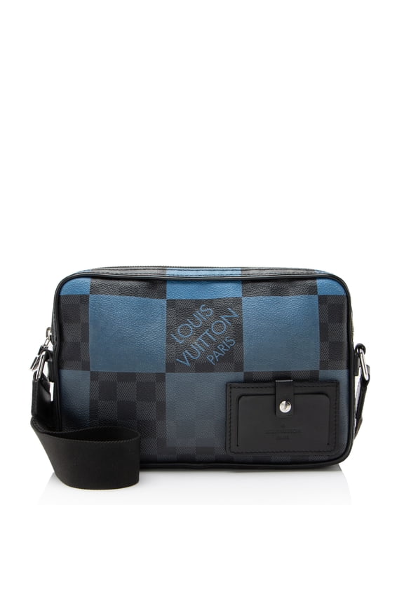 Pre-Owned Louis Vuitton Limited Edition Giant Damier Graphite Alpha Messenger