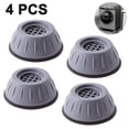thumbnail image 1 of Pack de 4 almohadillas para pies de lavadora, patas antivibración para lavadora, almohadillas para pies de goma antideslizantes, amortiguadores de vibraciones para lavadoras y secadoras Adepaton 221383, 1 of 9