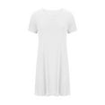 thumbnail image 4 of Mittory Women's Summer Sleeveless V-Neck T-Shirt Tunic Tops Blouse Shirts, 4 of 6