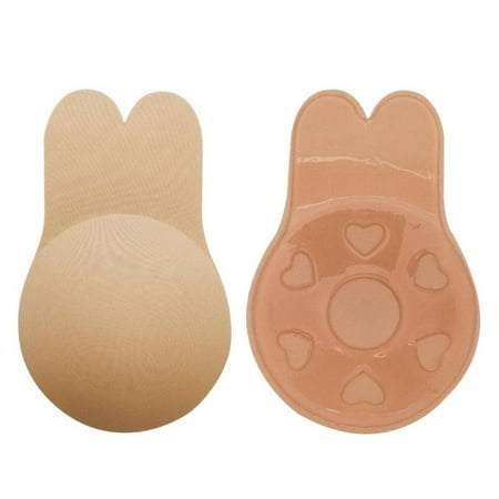 

Silicone Nipple Cover | Rabbit Ear Self Stick Reusable Pasties | Breathable Breast Stickers for Swimsuits v Neck Blouses Invisible Breast Covers for Lifting Breast
