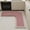 Pink, variant on Japceit 47.2 In L Shaped Kitchen Mat, Non Slip Absorbent Floor Runner, Anti Fatigue Standing Mat for Dining Area, Washable Corner Rug