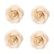 thumbnail image 4 of CRILSTYLEO 4Ud Flores Decorativas De Lino Para En Color Beige Flores Artificiales Duraderas, 4 of 8