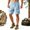 Light Blue, variant on Big Mens Lightweight Relaxed Fit Quick Dry Work Cargo Shorts, Elastic Waist Drawstring Hiking Shorts with Durable Zipper Pockets for All-Day Outdoor Activities Size 3XL Purple