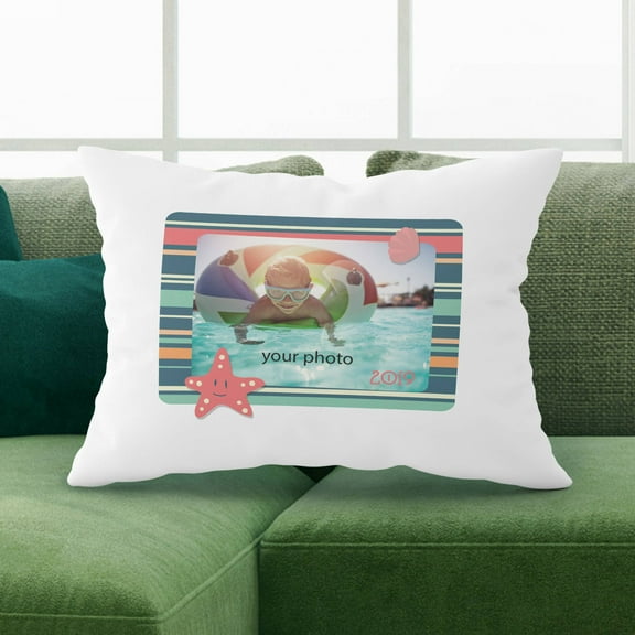 Personalized Vacation Pillow Case with Picture