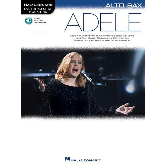 Adele - Instrumental Play-Along for Alto Sax (Book/Online Audio), (Paperback)