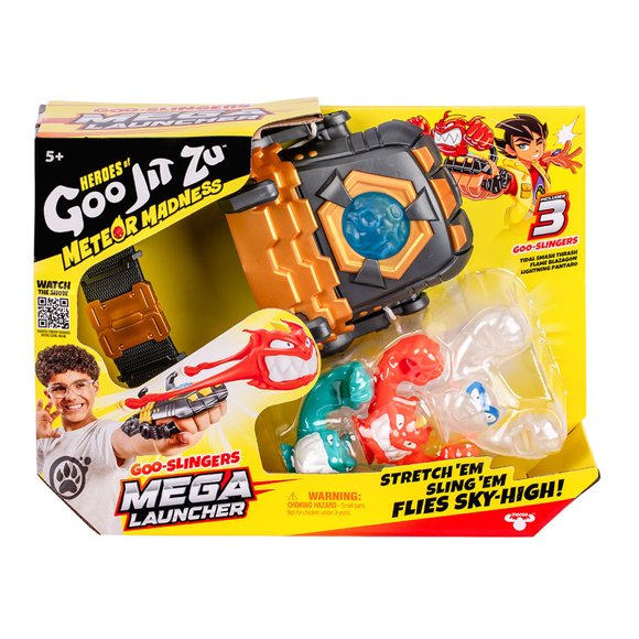 Figura de acción Goo Jit Zu Mega lanzador