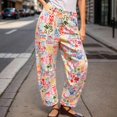 thumbnail image 1 of WILLBEST Pantalones Mujer Pantalones Vaqueros Tobilleros Con Estampado Floral Retro para Mujer, Estilo Tubo, Cómodos y 2025, Estilo Bohemio. Mediana, 1 of 7