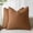 Brown, variant on Pack of 2 Decorative Linen Soild Throw Pillow Covers for Couch Sofa Bedroom 18x18 inch, Gray