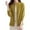 Yellow, variant on Ediodpoh Womens Cardigan Sweaters Knit Sweater Coat Short Zip up Semi High Neck Loose Fit Pure Color Soft Yarn Outerwear Khaki