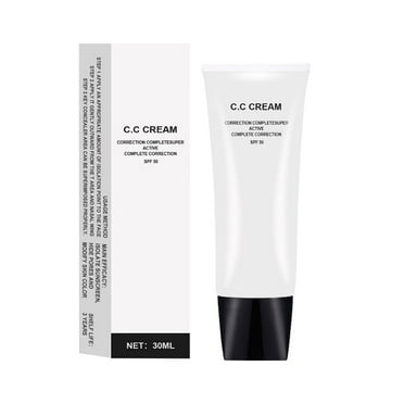 Skin Tone Adjusting CC Cream SPF 43 Makeup Color Correcting Cream Foundation Moisturizing Self Adjusting for Mature Skin