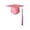 Pink, variant on Valora Graduation Hat School Unisex Student Adult Baseball Cap Pink Pink