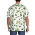 thumbnail image 5 of Gaeub St Patrick's Day3 Men's Lapel Short Sleeve Shirt, Relaxed Fit Shirt, Soft and Breathable for Outdoors Party Travel - X-Large, 5 of 7