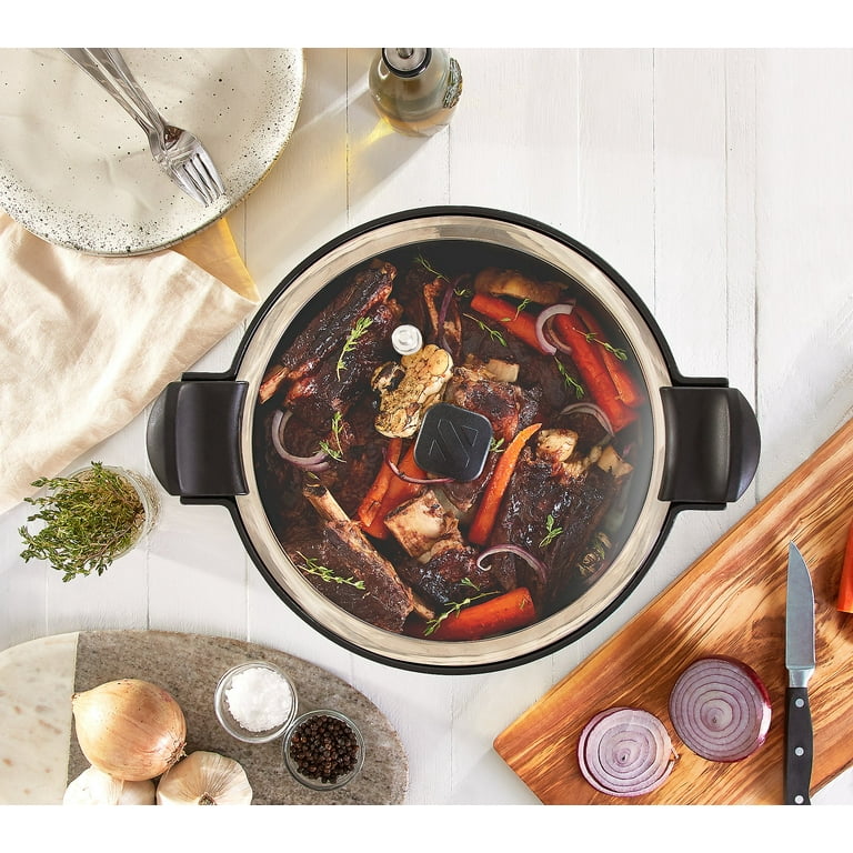 Zakarian by Dash Quart Cast Iron Dutch Oven with Both Flavor