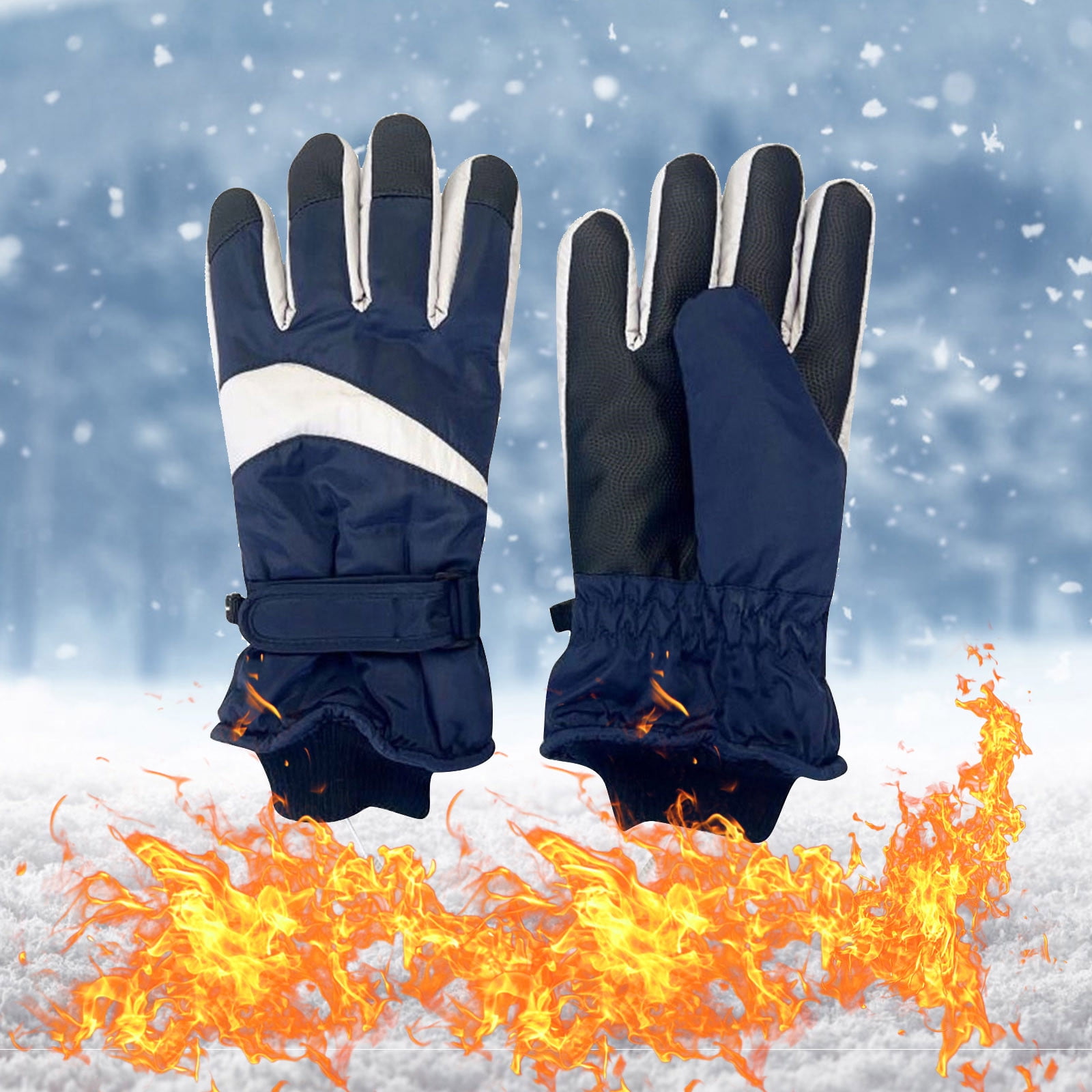 Pisexur Gants Chauffants pour Hommes et Femmes, Gants de Ski