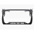 thumbnail image 4 of Life is Better in Flip Flops Style Palm Tree Heavy Duty Metal License Plate Frame Personalise/Car Accessories Car Tag Holder Cove (Chrome/D.Pink), 4 of 6