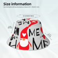 thumbnail image 2 of Kll Gnome Home With A Cute Gnome Bucket Hat for Women Men Packable Travel Beach Sun Hat Outdoor Rave Accessories Reflective Fisherman Cap, 2 of 6