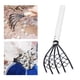 thumbnail image 5 of Rastrillo de garra de mano de 5 puntas con mango ergonómico, herramientas para plantas en macetas D Manija extendida, 5 of 9