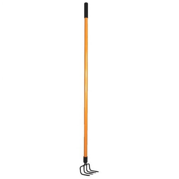 Ashman Online Garden Cultivator – Sturdy Hand Tiller/Cultivator – Heavy Duty Metal Blade for Digging, Loosening Soil and Weeding – Equipped with Rubber Grip Handle for a Strong Hold