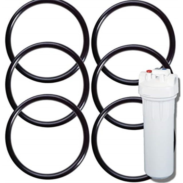 6Pack of ORings for GE 2.5 Inch Water Filters Compatible with