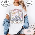 thumbnail image 3 of Castle Tinkerbell Coquette Vintage T-Shirt, Disney World Shirt, Magic Kingdom Vacation Tee, Mickey Tower Shirt, Coquette Disney Shirt, 3 of 6