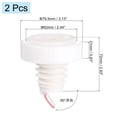 thumbnail image 2 of Uxcell Drain Tube Hose Seal, Drain Backflow Preventer Anti-odor Valve, White 2Pack, 2 of 5