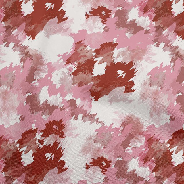oneOone Polyester Spandex Red Fabric Tie Dye Craft Projects Decor Fabric Printed By The Yard 56 Inch Wide