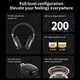 thumbnail image 4 of Active noise canceling headphones wireless headset, rich bass, clear calls, suitable for office, travel, games, outings, sports headphones, compatible, 4 of 5